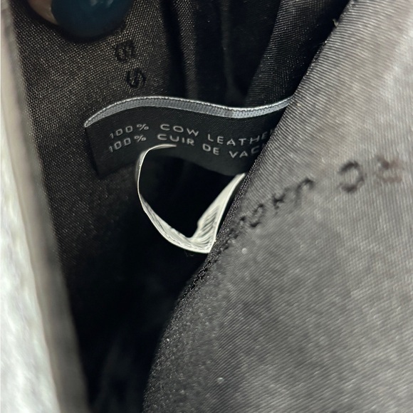 Marc by Marc Jacobs Black Pebbled Leather Crossbody Bag Gold Logo Patch - Picture 11 of 14